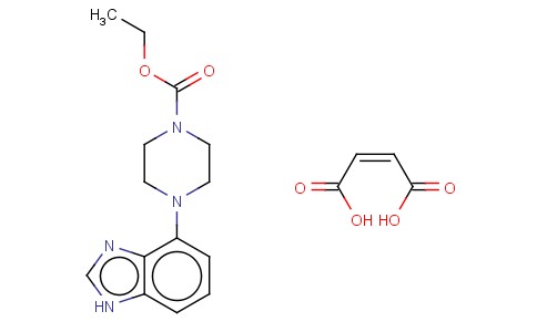 1-PIPERAZINECARBOXYLIC ACID, 4-(1H-BENZIMIDAZOL-4-YL)-, ETHYL ESTER, (Z)-2-BUTENEDIOATE (1:1)